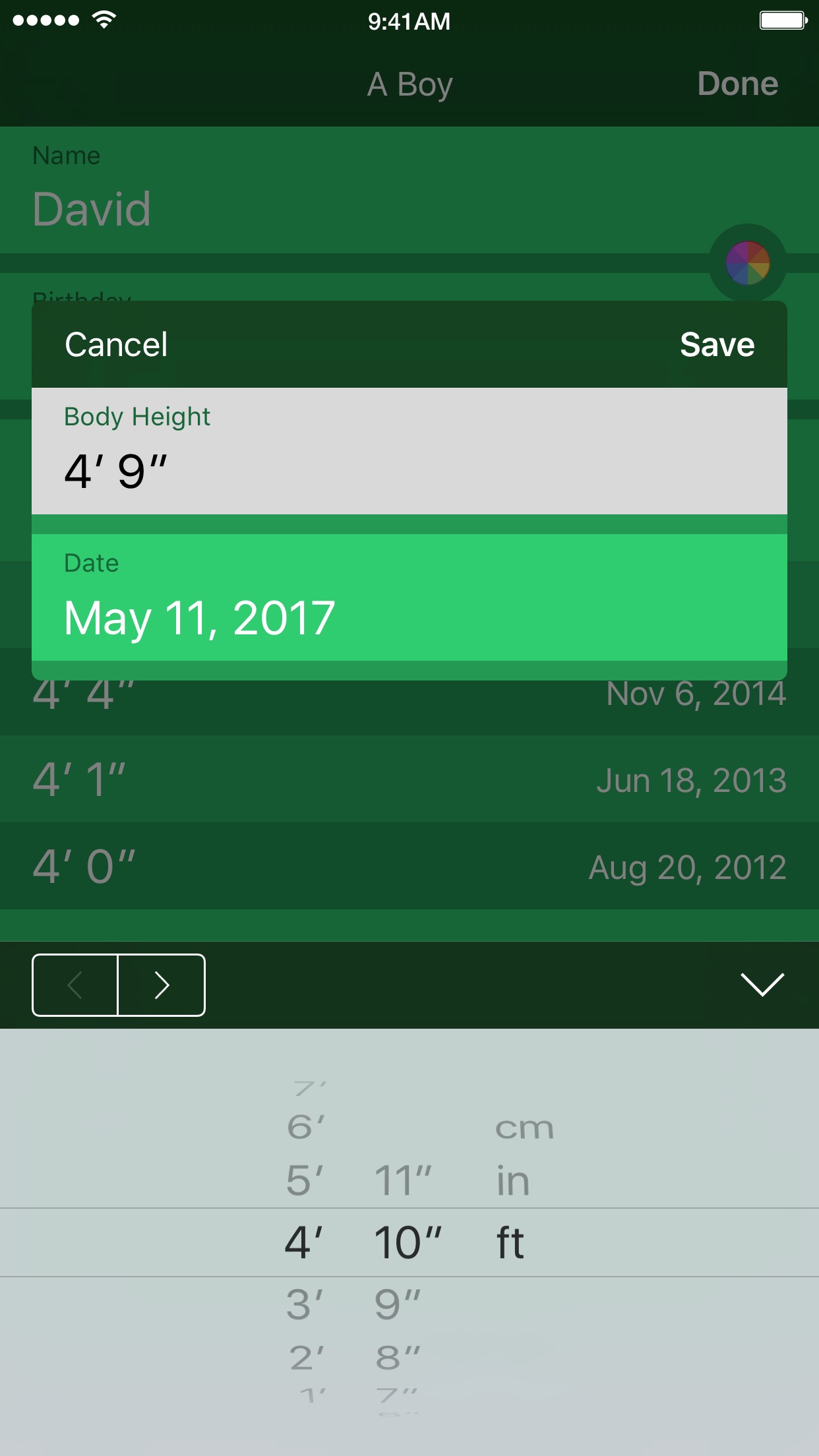 Switching the size system between EU, UK, US and Japanese sizes